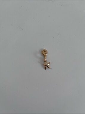 Pandora authentic starfish double dangle charms